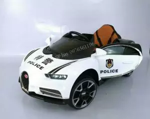 xe ô tô điện cảnh sát cho bé bugatti
