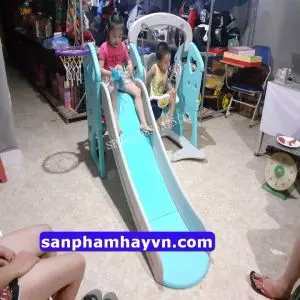 Cầu trượt xích đu 306 cho bé