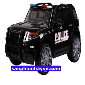 Xe ô tô điện cảnh sát cho bé CH9935