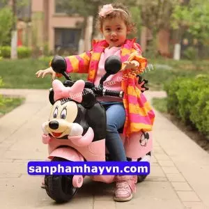 Xe máy điện trẻ em chuột mickey