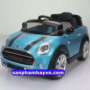 Xe ô tô điện trẻ em mini cooper 195